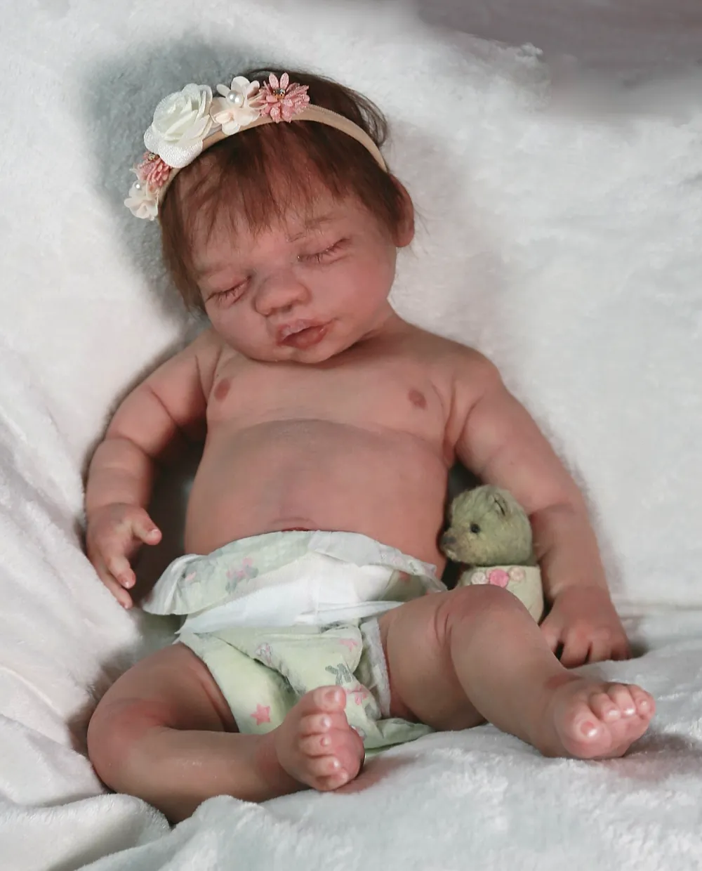 Billie — 19.5" Full Body Silicone Reborn Baby Girl