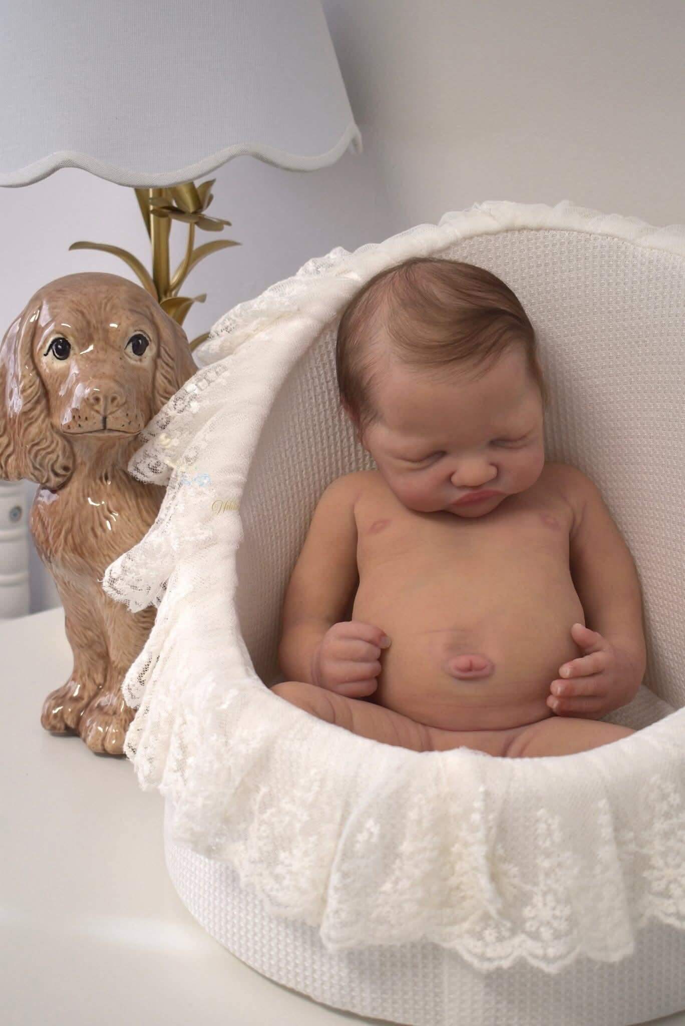 Olive 19 Inch Full Body Silicone Reborn Baby Girl