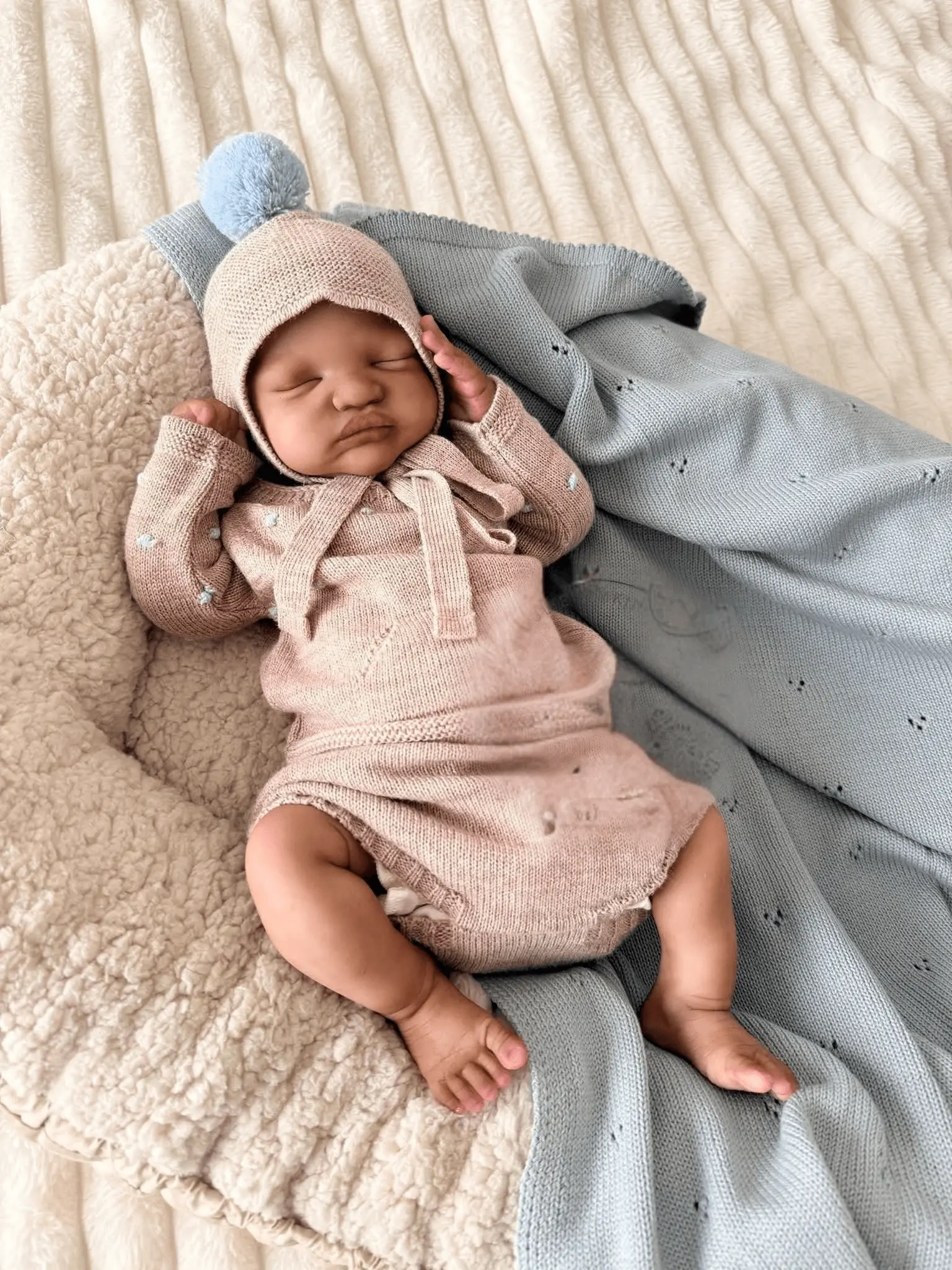 Emilie Olive and Emmett Oliver Full Body Silicone Twin Reborn Dolls