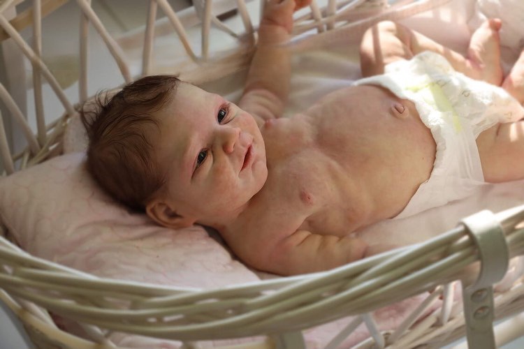 Lucille 20" Full Body Silicone Reborn Baby Girl