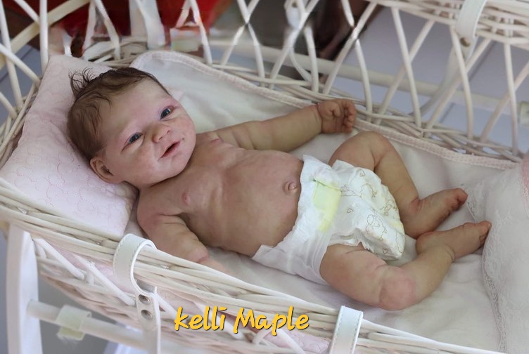Lucille 20" Full Body Silicone Reborn Baby Girl