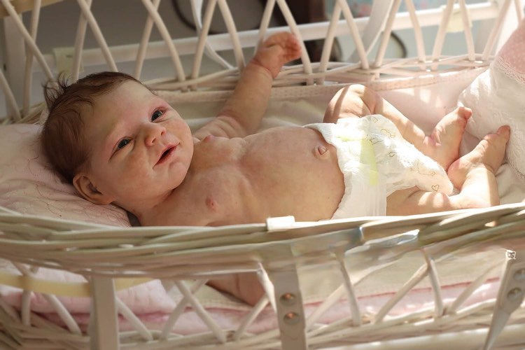 Lucille 20" Full Body Silicone Reborn Baby Girl