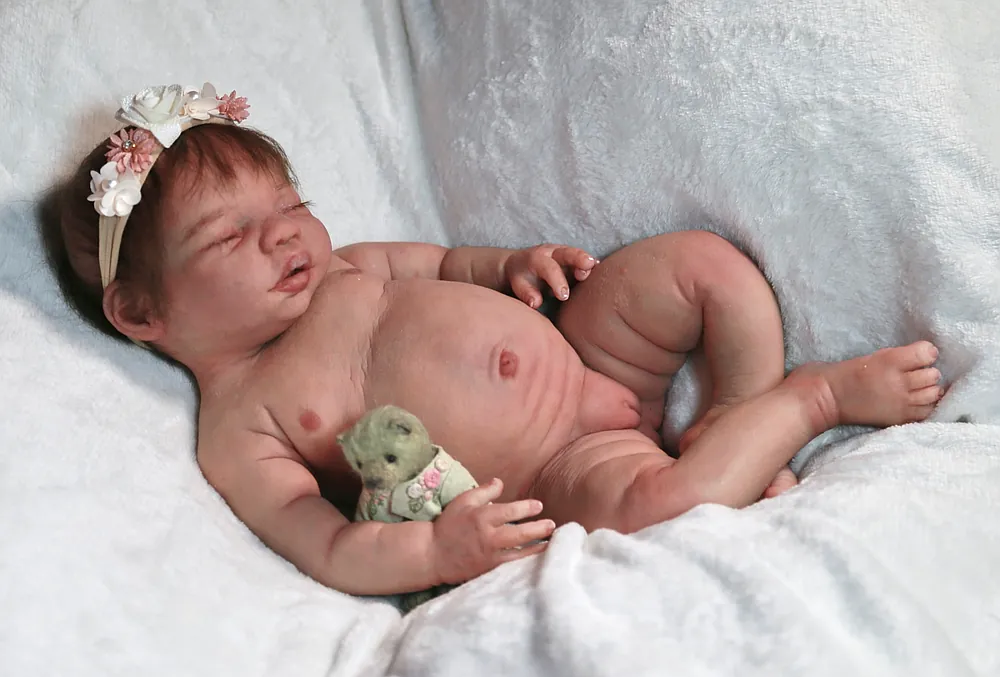 Billie — 19.5" Full Body Silicone Reborn Baby Girl