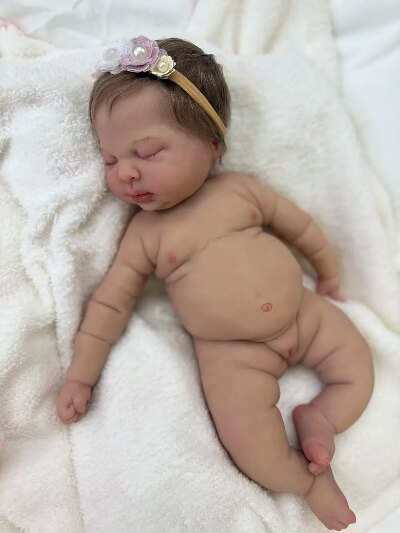 Luna — 18" Full Body Silicone Reborn Baby Girl
