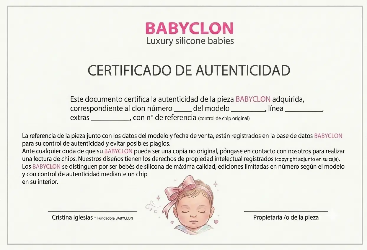 Certificate of Authenticity example 