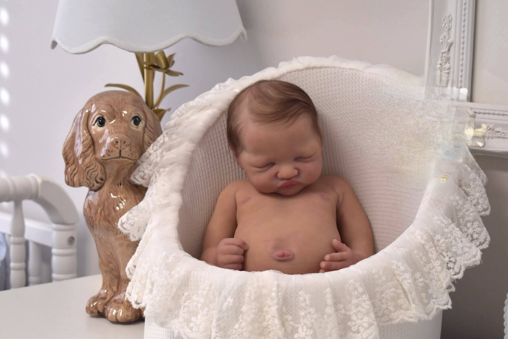Olive 19 Inch Full Body Silicone Reborn Baby Girl