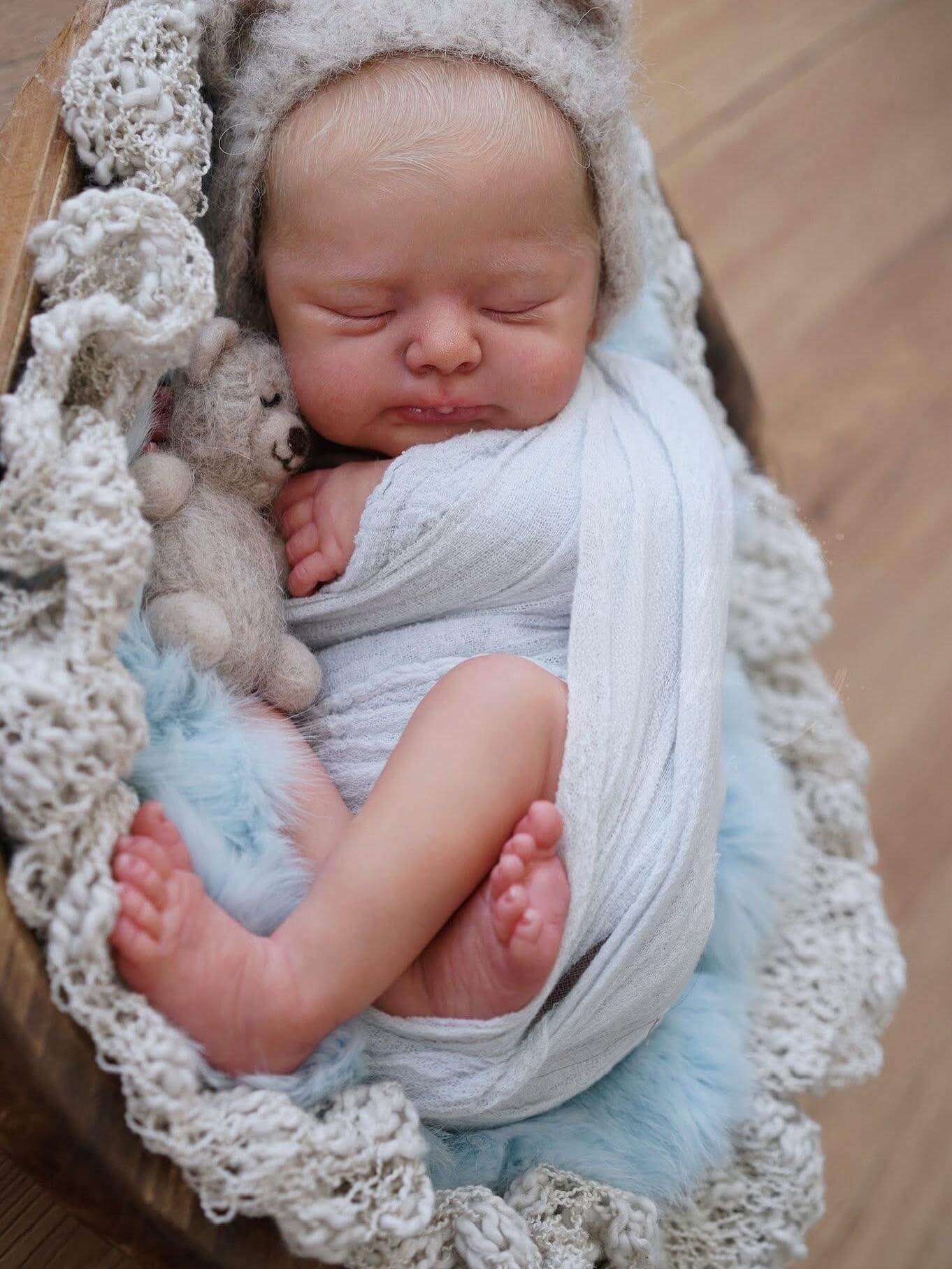 Otto - Premium Vinyl Newborn Reborn Baby Boy