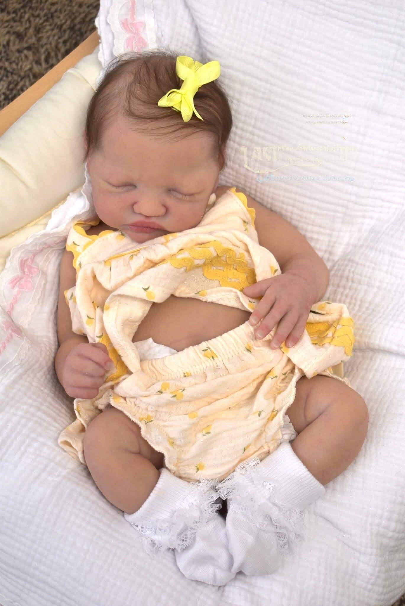 Olive 19 Inch Full Body Silicone Reborn Baby Girl